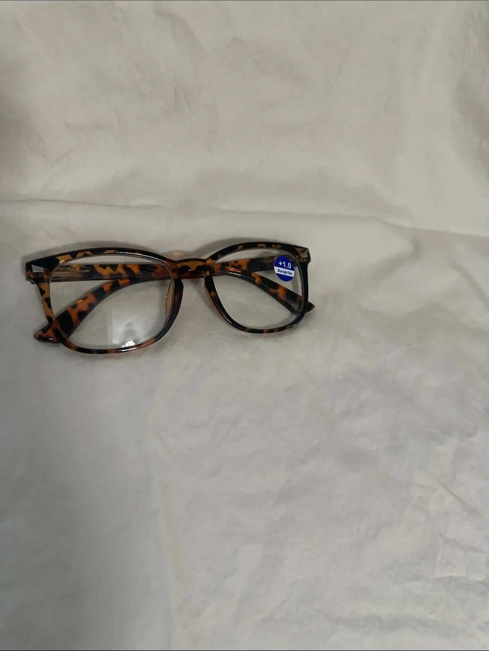 Ladies Tortoiseshell Blue Light Blocking Glasses - +1.0 NWT